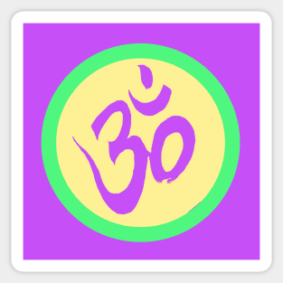 Spiritual Awakening OM Yoga Meditation Sticker